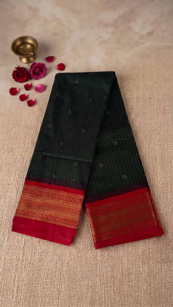 Traditional Semi Gadwal Saree