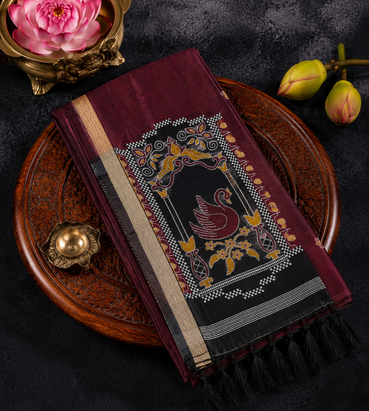 The Hamsa Heritage Drape