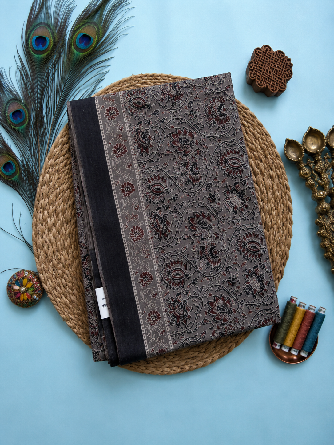 Premium Mul Cotton Hand Block Bagru Print
