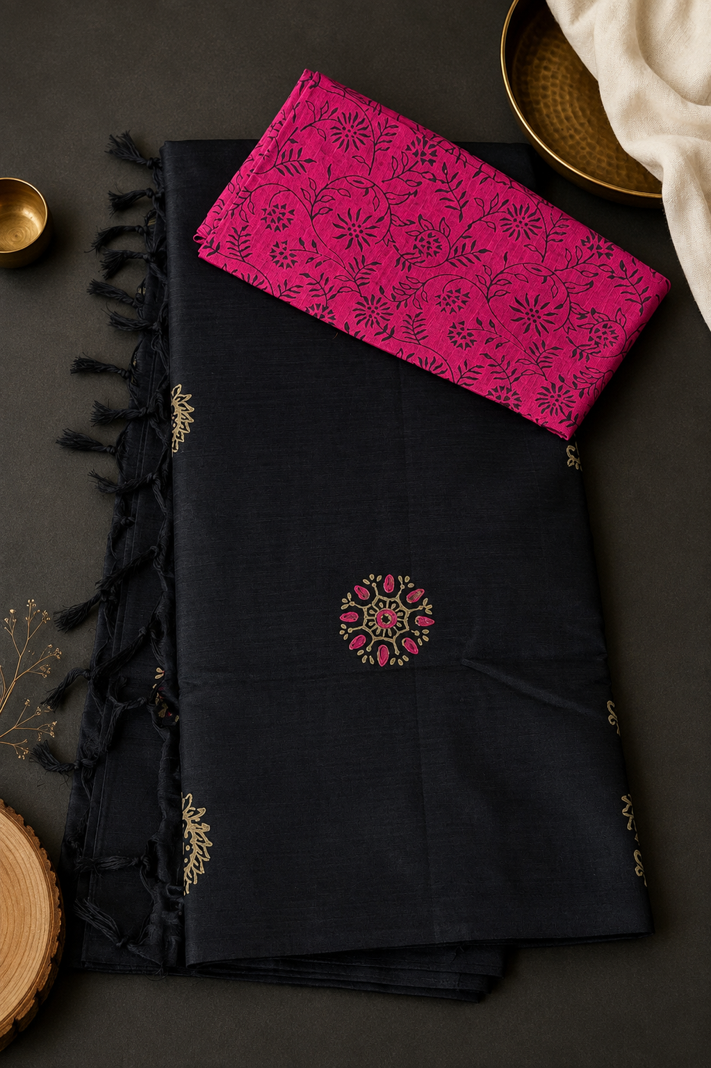 Cotton Saree Block Print