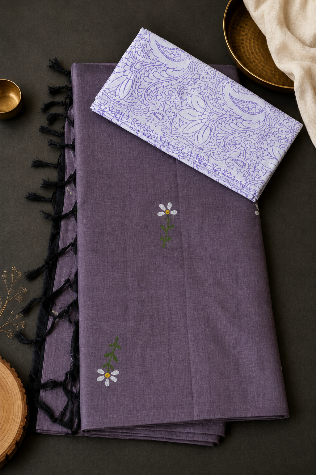 Cotton Saree Block Print