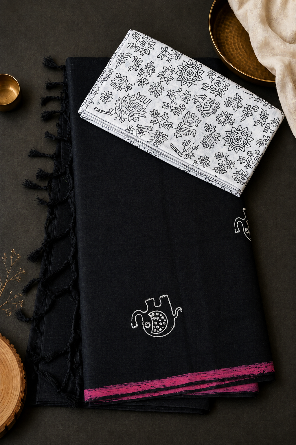 Cotton Saree Block Print