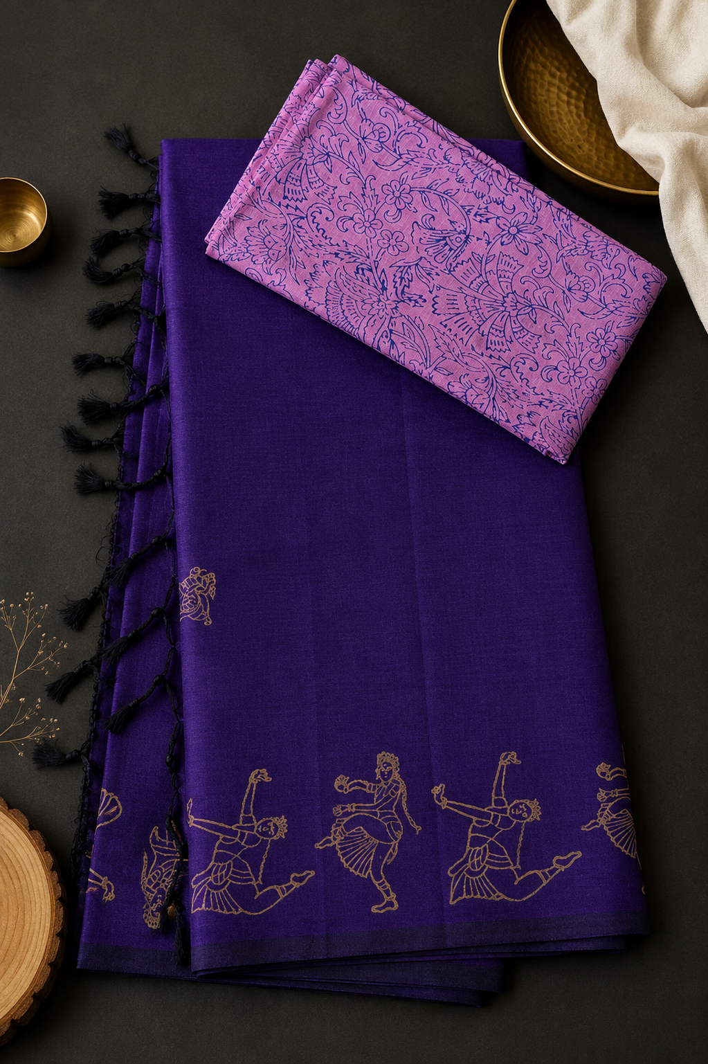 Cotton Saree Block Print
